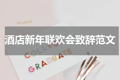 酒店新年联欢会致辞范文
