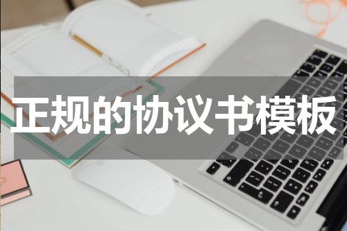 正规的协议书模板