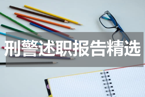 刑警述职报告精选