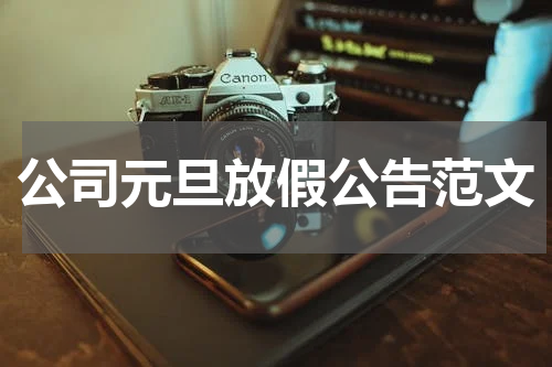 公司元旦放假公告范文