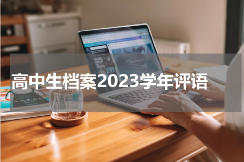 高中生档案2023学年评语