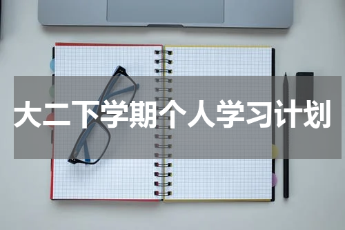 大二下学期个人学习计划