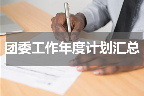 团委工作年度计划汇总