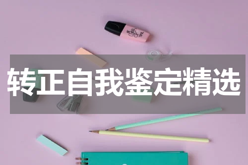 转正自我鉴定精选