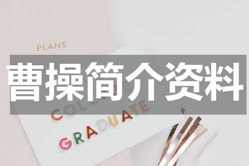 曹操简介资料