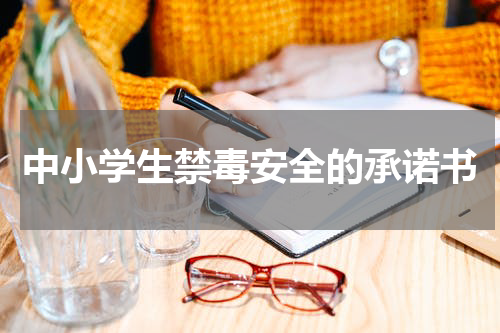 中小学生禁毒安全的承诺书