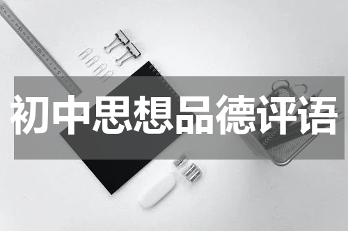 初中思想品德评语
