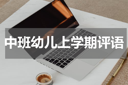 中班幼儿上学期评语