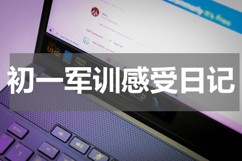 初一军训感受日记