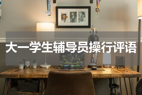 大一学生辅导员操行评语