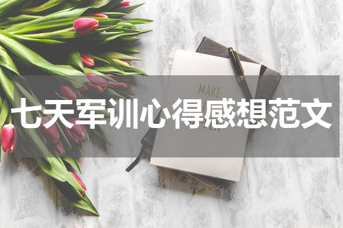 七天军训心得感想范文