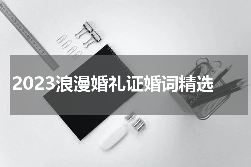 2023浪漫婚礼证婚词精选