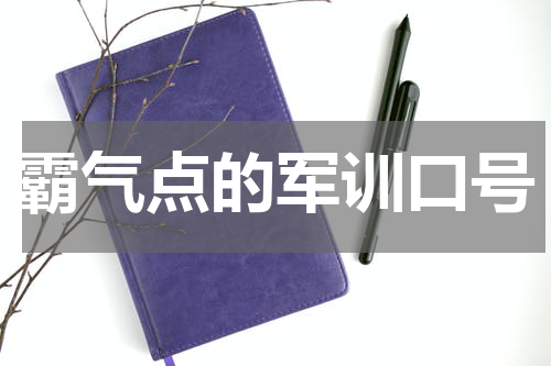 霸气点的军训口号