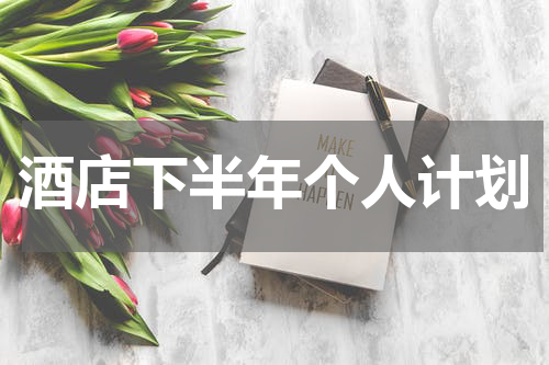 酒店下半年个人计划