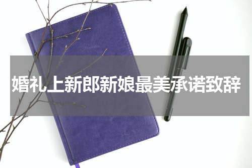 婚礼上新郎新娘最美承诺致辞