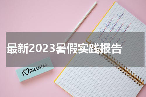 最新2023暑假实践报告