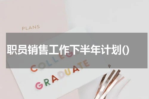 职员销售工作下半年计划()