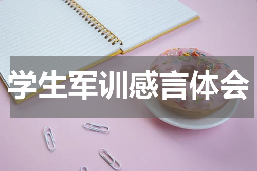 学生军训感言体会