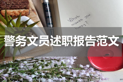 警务文员述职报告范文