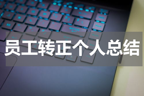员工转正个人总结
