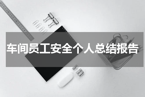 车间员工安全个人总结报告