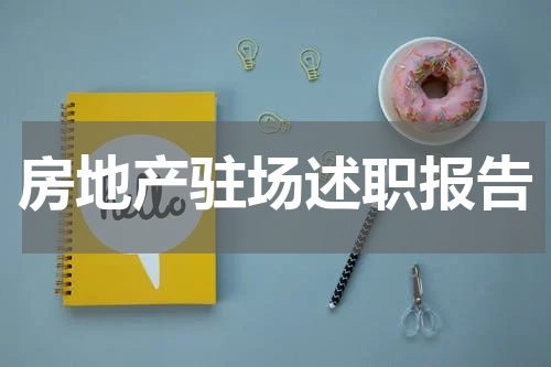 房地产驻场述职报告
