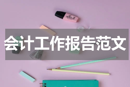 会计工作报告范文