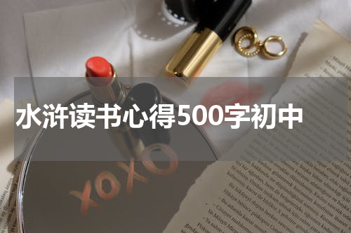 水浒读书心得500字初中