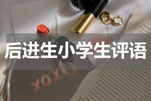 后进生小学生评语