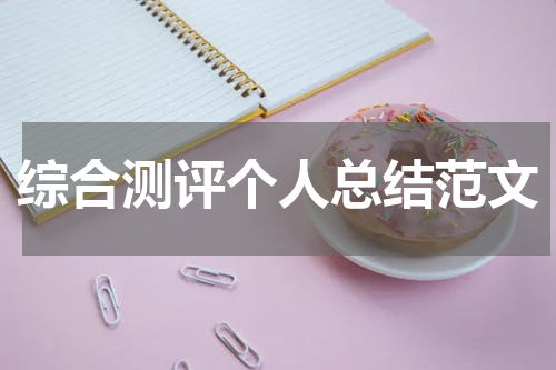 综合测评个人总结范文
