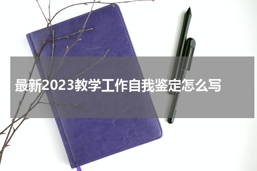 最新2023教学工作自我鉴定怎么写