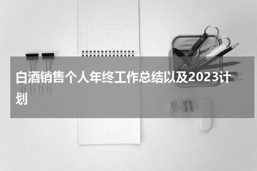 白酒销售个人年终工作总结以及2023计划