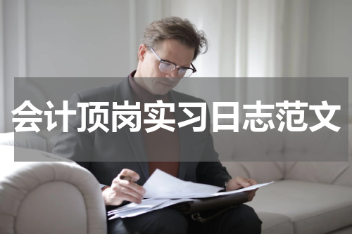 会计顶岗实习日志范文