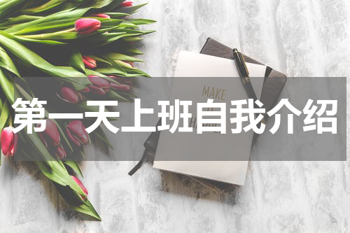 第一天上班自我介绍