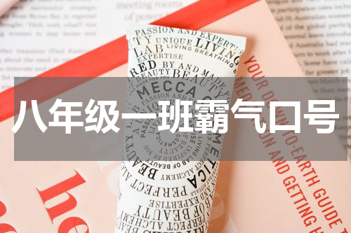 八年级一班霸气口号