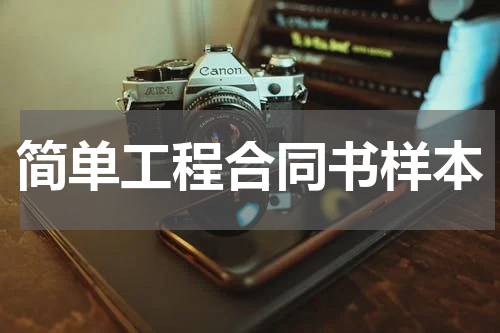 简单工程合同书样本