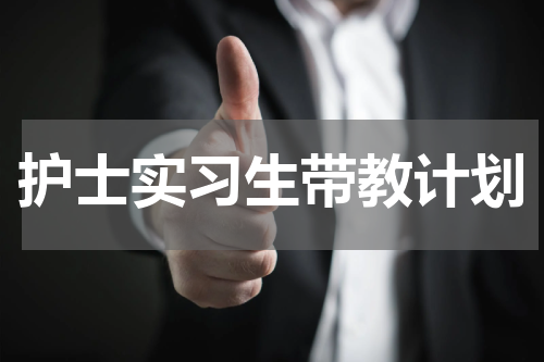 护士实习生带教计划