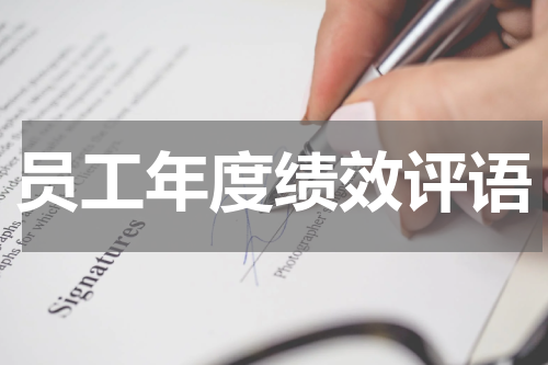 员工年度绩效评语