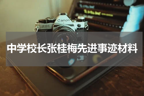 中学校长张桂梅先进事迹材料
