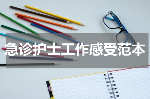 急诊护士工作感受范本