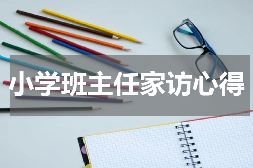 小学班主任家访心得