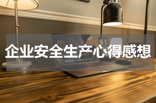 企业安全生产心得感想