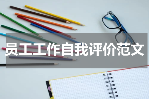 员工工作自我评价范文