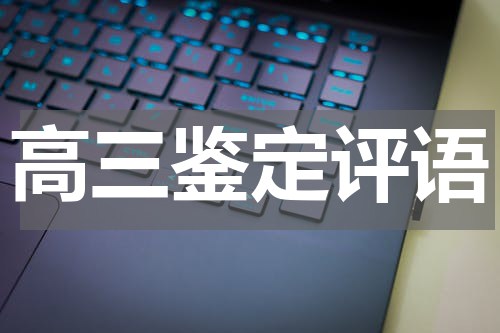 高三鉴定评语