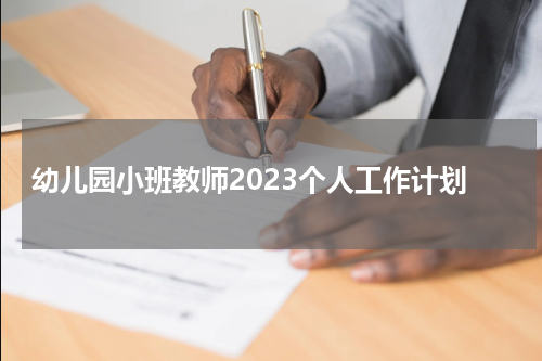 幼儿园小班教师2023个人工作计划
