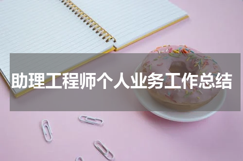助理工程师个人业务工作总结