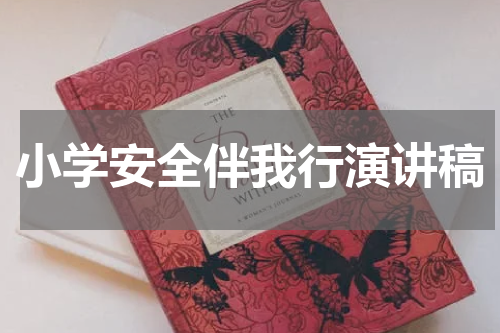 小学安全伴我行演讲稿