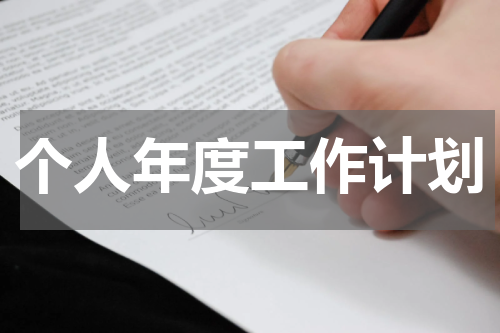 个人年度工作计划