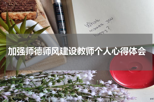 加强师德师风建设教师个人心得体会