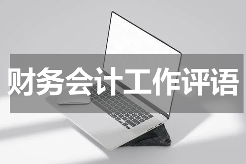 财务会计工作评语